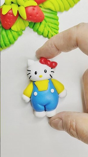 Easiest Polymer Clay Craft Hello Kitty #diy