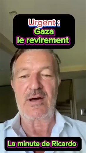 4.2K views · 104 reactions | urgent: Gaza, le revirement ! La Minute de Ricardo | Psn Animation Média | Facebook