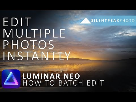 How to Batch Edit your Photos in Luminar Neo (the Easy way)