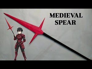How to Make Easy Paper Origami Medieval Spear | Easy Paper Weapons