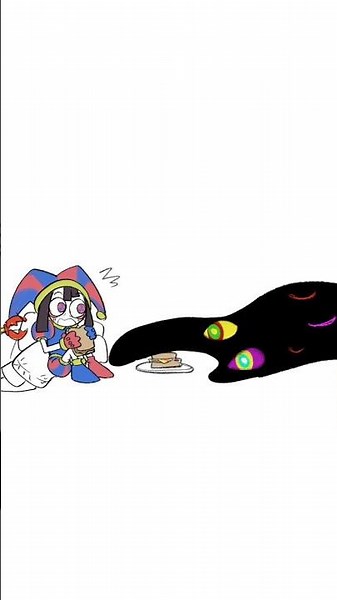 Jax Steals Pomni's Food!🎀🐰Jax x Pomni❤️😀The Amazing Digital Circus Comic Dub