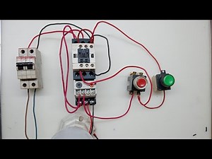 Single Phase Motor Starter || DOL Starter Connection For Single Phase Motor || गुड़िया स्टार्टर