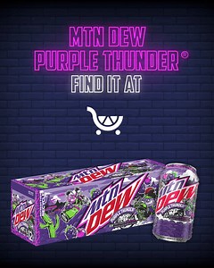 Refresh your senses with Mtn Dew Purple Thunder®, find it today! | King Soopers