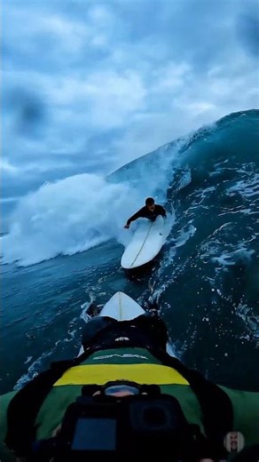 Periscope on the Set — Surfing Meets Submarine #SurfPOV #OceanShock #Adrenaline