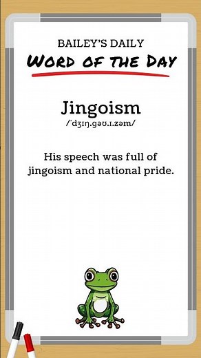 BD: Word of the Day - Jingoism