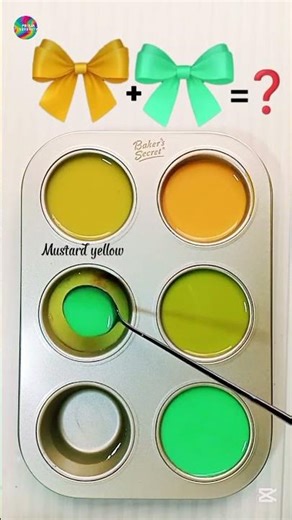 Mixing Golden Orange, Olive Green & Mint Green | 3 Fresh & Nature-Inspired Color Combinations! ✨
