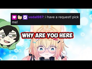 Vedal Lurking In Miniko's Karaoke