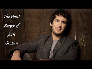 The Vocal Range of Josh Groban -- G2-G5
