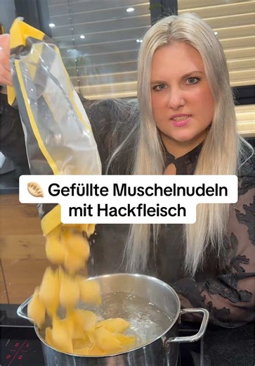 Gefüllte Muschelnudeln mit Hackfleisch Rezept