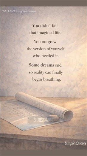 Letting Go of the Life You Once Imagined | Simple Quotes