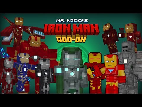 Best IRON MAN mod for Minecraft Bedrock 1.21+ /mcpe