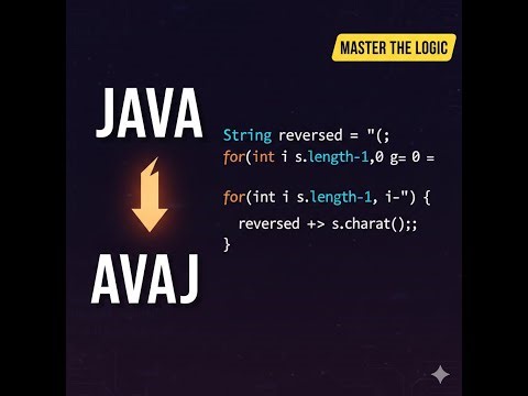 Java String Reverse: Master the For Loop Logic! 💻