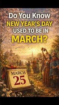 Do You Know New Year's Day Used to be in March #didyouknow #history #ancienthistory