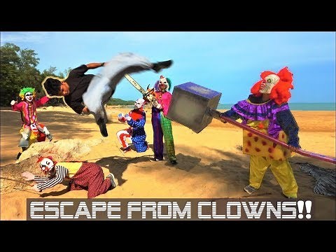 Parkour Chase - THE CLOWNS ARE BACK!!