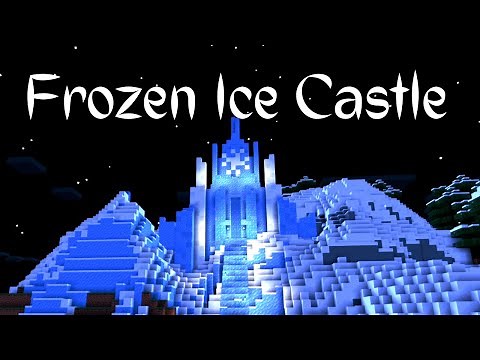 I Built an Epic Frozen Ice Castle - Minecraft Let's Build
