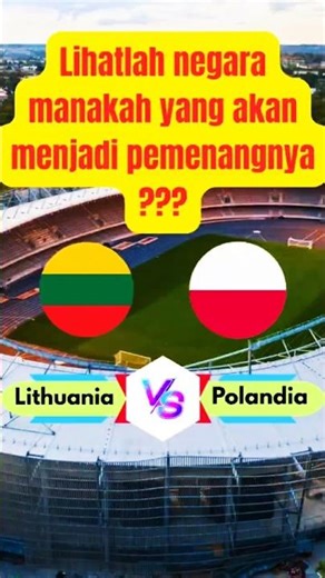 Lithuania vs Polandia #highlights #shortvideo #football #worldcup2026