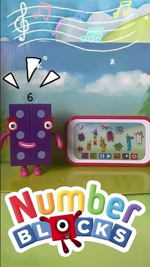 Numberblock Six Song | Numberblock 6 Action Figure Toy.