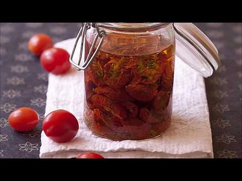 Recette : Tomates cerises séchées et confites
