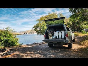 Summer Overnight Truck Camping for Sturgeon! (Fish Camp Cook)