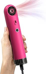 SYLPH Mini High-Speed Hair Dryer, 110,000 RPM Fast Drying Portable Blow Dryer, 0.55lb Ultra-Lightweight, 200M Negative Ions & Smart Temp Control, Travel Hairdryer for Home, Gym & Hotel (Rose)