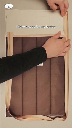 Make a case for my laptop #sewingtutorial #easybag