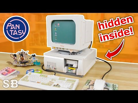 Brick-built Retro Computer w/ Video Game Easter Eggs - Pantasy Review