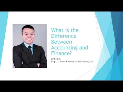 What is the Difference Between Accounting and Finance?