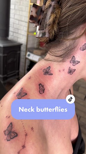 One of my faves of 2023 so far ❤️ I never get tired of tattooing butterflies 🦋 #tattoos #tattooartist #butterfly #fineline #kawarthalakes #durhamregion #ontario #toronto #lgbtq #girlsgaysandtheys #neurodivergent #witchtok #inclusive