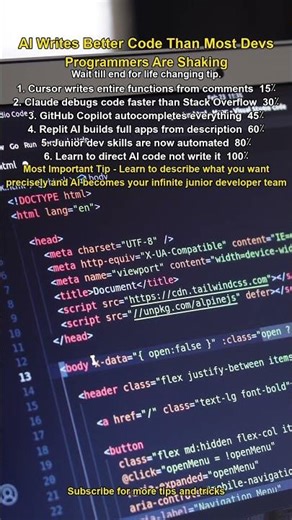 AI Writes Better Code Than Most Devs #Shorts