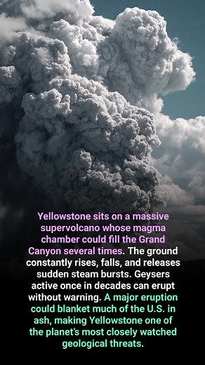 #Yellowstone #Supervolcano #ScienceFacts #EarthMysteries #AmericaFacts #DidYouKnow #fbreelsfypシ゚ | Epic Factify