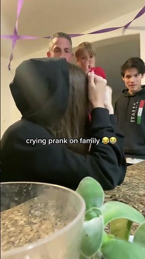 CRYING prank on family 😂😭