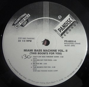 Miami Bass Machine - Vol. II - This Boom's For You