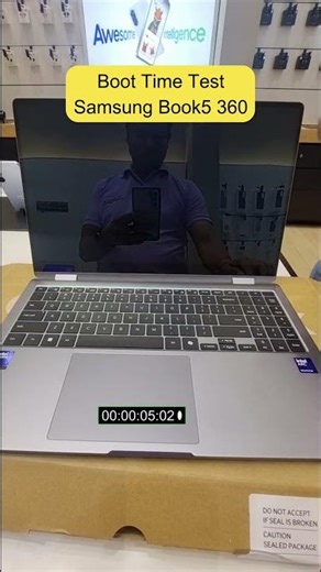Boot Time Test Samsung Galaxy Book 5 360 Ai Laptop 16gb Ram Under 1Lakh