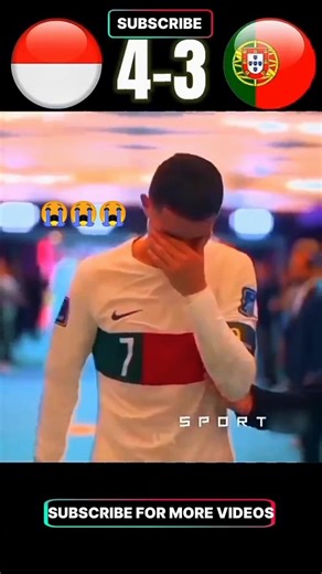 Portugal vs Indonesia | International Football Match Highlights ⚽ #football #skills #ronaldo #soccer