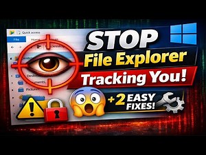 Windows Is Tracking You 😱 Fix This!