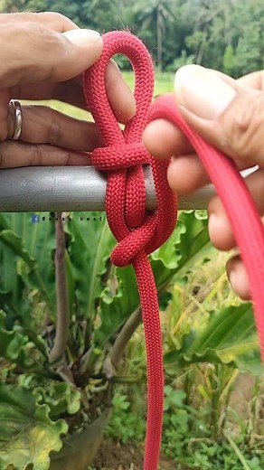 24K views · 197 reactions | Simple trick #knot #rope #a #diy #handmade #outdoor #tutorial #viral | Revan Knot | Facebook