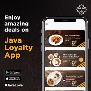 You deserve to be rewarded! Earn and redeem points across Java branches in Kenya with the Java House Loyalty app. Now available on both iOS and Android! Download by scanning the code or follow the link: https://linktr.ee/JavaHouseAfrica #JavaLove #JavaHouseLoyalty | Java House