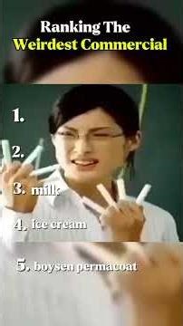 Ranking the weirdest commercial#shorts #weirdcommercial#copyrightinfringement