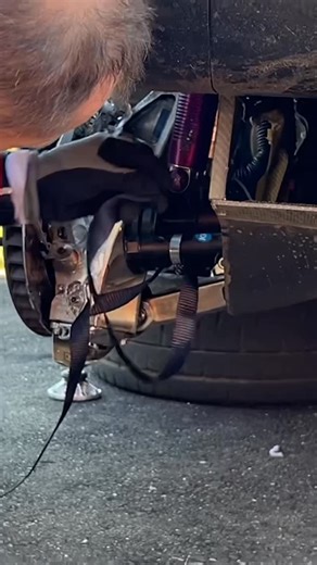 DirtFish on Instagram: "Fixing broke suspension with a spanner, hose clamps and a ratchet strap ft @kallerovanpera 😳"