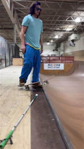 Two NBD's in one line?? Have no idea what to call the first one but felt cool!!! The last trick I wanna call A fakie beanbag slap 😮🔨🫘😆😂👨🏻‍🦯‍➡️ you can't tell me you don't love those pants! Thems Canadian gooses!!🪿 #letterkenny vc📹❤️‍🔥 @kelly.dihsamn @modernskate @charactersk8 @nikesb @fpinsoles @slappytrucks @boneswheels @huhbearings #skateboardingisfun #blindskater #goskate #skate #ificanyoucan #redbullgivesyouwings | Nick Mullins