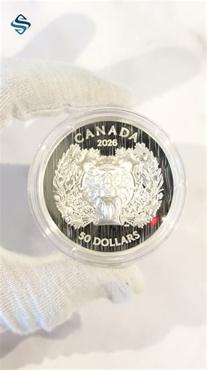 🦁 2026 Heraldic Lion 2 oz Silver Collectible Coin #shorts