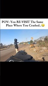 When You RE-VISIT The same place where you crashed #zrider04 #superbikes #crashed #broken06 #love