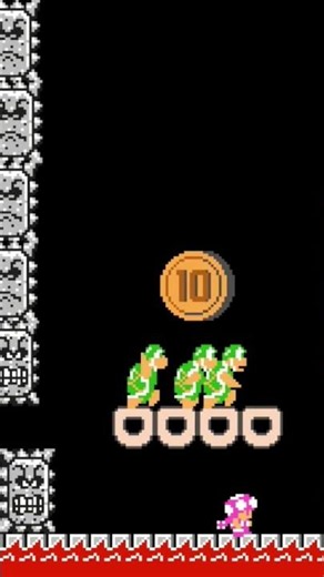 super mario maker 2_ run from thwomps (ID_FLL BR6 G2G) my level