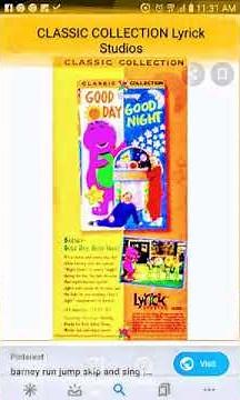 Barney Good Day Good Night Trailer Reversed