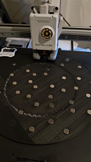 3d printing with magnet inserts