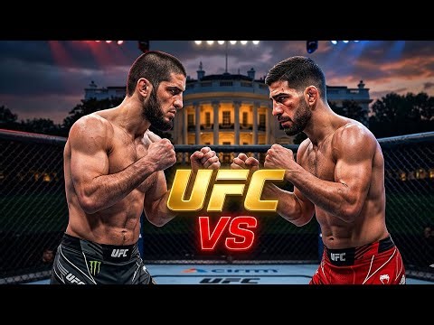 ISLAM MAKHACHEV vs ILIA TOPURIA – WHITE HOUSE FIGHT! SHOCKING FINISH 😱🔥
