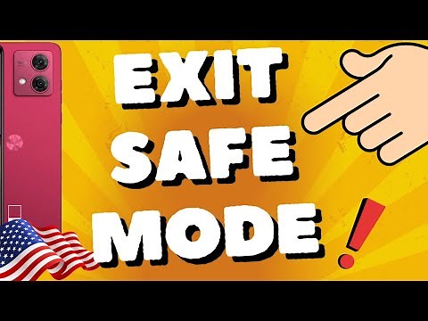 how to exit safe mode Motorola Moto G54 5G, G84, G73, G53, and Edge 40