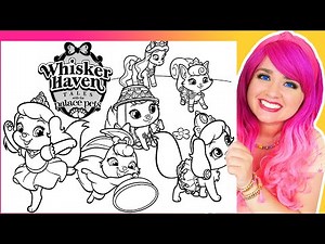 Coloring Whisker Haven Palace Pets Disney Coloring Pages | Prismacolor Markers & Pencils