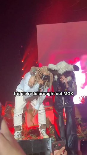 Trippie Redd Brings Out Machine Gun Kelly for 'Candy' Performance at The Kia Forum