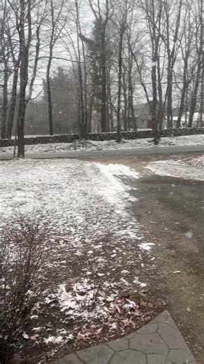 Spring in New England is always confusing! #snow